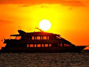 The Naples Princess at sunset
