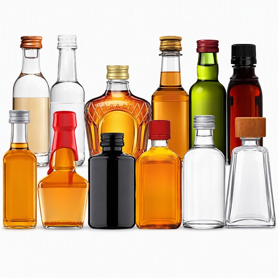 Assorted bottles of premium spirits